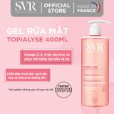  Gel Rửa Mặt SVR Topialyse Gel Lavant Không Xà Phòng Cho Da Khô, Nhạy Cảm 55ml/ 200ml/ 400ml 