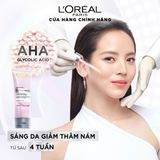  Sữa Rửa Mặt L'Oreal Glycolic Bright  Glowing Foam Cleanser [Glycolic+ Niacinamide] Sáng Da 100ml 