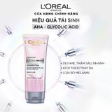  Sữa Rửa Mặt L'Oreal Glycolic Bright  Glowing Foam Cleanser [Glycolic+ Niacinamide] Sáng Da 100ml 