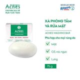  Xà Phòng Acnes Washing Bar Hỗ Trợ Kháng Khuẩn Và Ngăn Ngừa Mụn 75g 