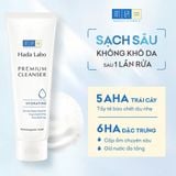  Sữa Rửa Mặt Hada Labo Premium Cleanser Hydrating 100g - Dưỡng Ẩm Cao Cấp, 6 Loại HA & 5 Loại AHA 