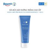  Sữa Rửa Mặt Hada Labo Premium Cleanser Radiance 100g - Dưỡng Sáng Cao Cấp, Vitamin C, B3 & Cám Gạo 