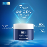  Kem Dưỡng Trắng Hada Labo Perfect White Tranexamic Acid Cream 50g - Khóa Ẩm, Sáng Da, Giảm Thâm Sạm Sau 7 Ngày 