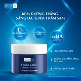  Kem Dưỡng Trắng Hada Labo Perfect White Tranexamic Acid Cream 50g - Khóa Ẩm, Sáng Da, Giảm Thâm Sạm Sau 7 Ngày 