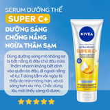 Sữa Dưỡng Thể Chống Nắng Nivea Vitamin Super C+ SPF50 PA+++ (170ml - 300ml) - Dưỡng Sáng, Ngừa Thâm Sạm 