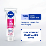  Serum Dưỡng Thể Nivea 10 Super Vitamins & Skin Foods Sáng Da, Mờ Thâm (170ml / 300ml) 