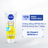  Sữa Dưỡng Thể Chống Nắng Nivea Vitamin Super C+ SPF50 PA+++ (170ml - 300ml) - Dưỡng Sáng, Ngừa Thâm Sạm 
