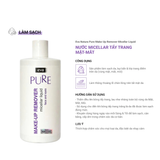  Eva Natura Pure Nước Micellar Tẩy Trang Mặt Mắt Môi Dịu Nhẹ 500ml 