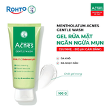  Sữa Rửa Mặt Acnes Gentle Wash 100g - Gel Rửa Mặt Dịu Nhẹ Ngăn Ngừa Mụn Cho Da Khô, Da Nhạy Cảm, PHA 