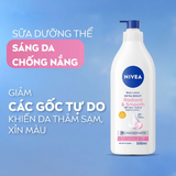  Sữa Dưỡng Thể Nivea Radiant & Smooth Dưỡng Sáng Mịn Da 500ml - Extra Bright, Cấp Ẩm, Đều Màu, Màng Lọc UV 