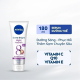  Serum Dưỡng Thể Nivea Sáng Da Ban Đêm 8 Super Foods 180ml - Phục Hồi, Giảm Đốm Nâu, Đều Màu Da 