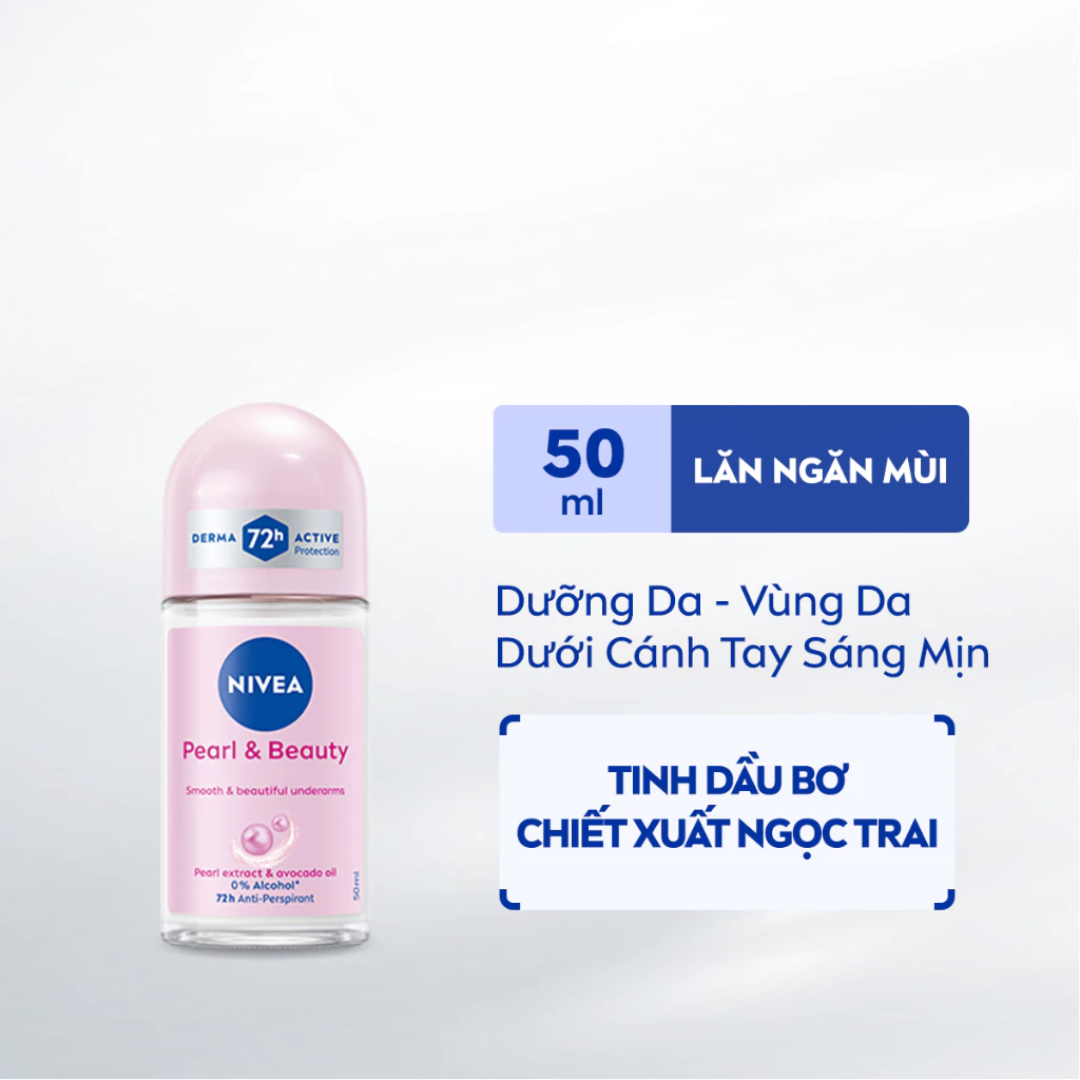  Xịt - Lăn Khử Mùi Nivea Pearl & Beauty Ngọc Trai Dưỡng Sáng 50ml/ 150ml 