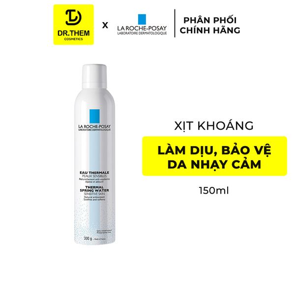 Xịt Khoáng La Roche-Posay Thermal Spring Water Sensitive Skin Làm Dịu Và Bảo Vệ Da 50ml/ 150ml