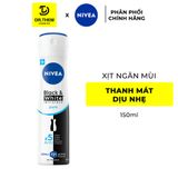  Xịt Lăn Ngăn Mùi Nivea Black White Thanh Mát Dịu Nhẹ 50ml/ 150ml 