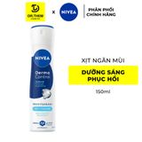  Xịt - Lăn Ngăn Mùi Nivea Derma Control  Defend Dưỡng Sáng Phục Hồi 50ml/ 150ml 