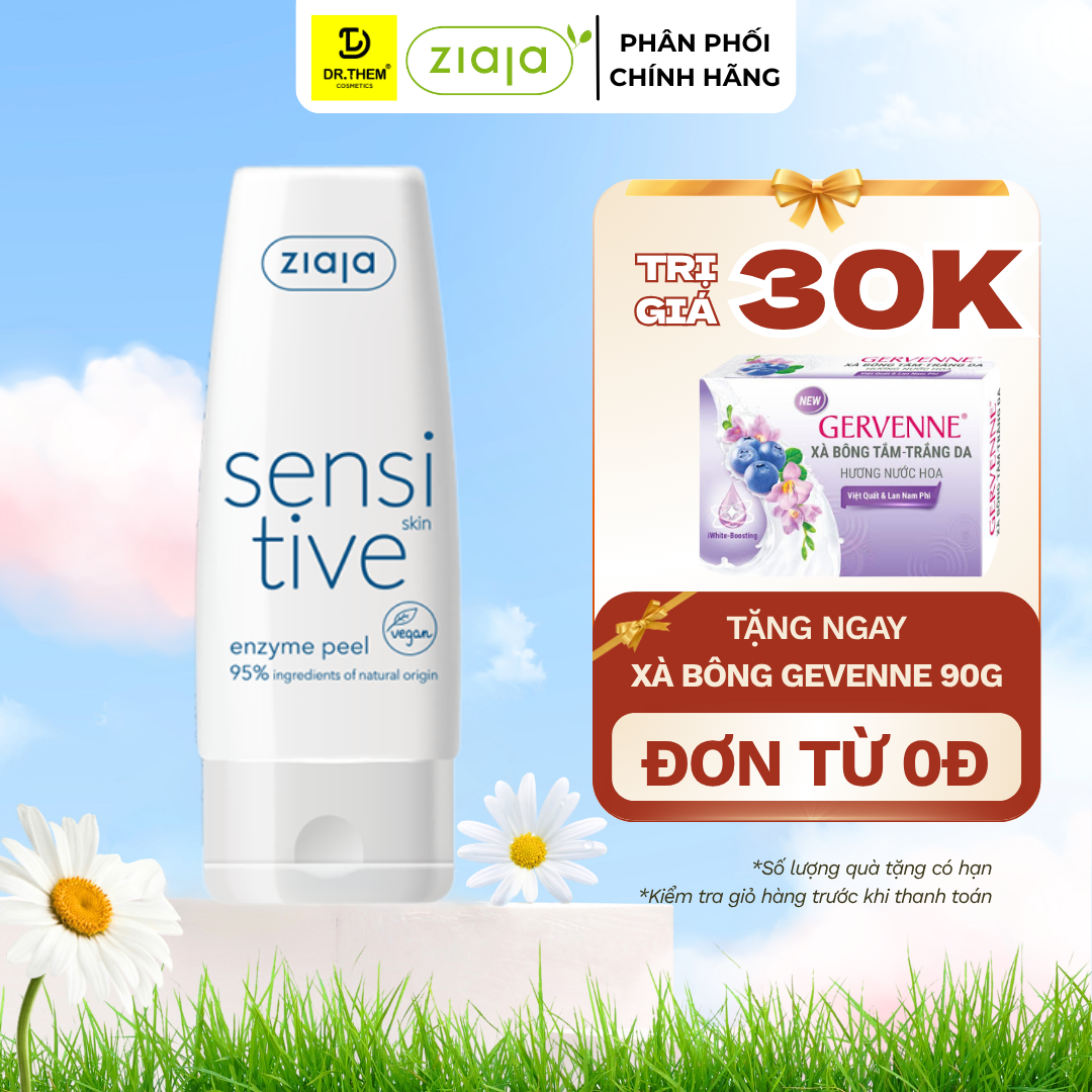 Enzyme Tẩy Tế Bào Chết Ziaja Sensitive Skin Enzyme Peel 60ml