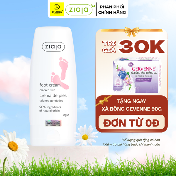 Kem Dưỡng Nứt Nẻ Gót Chân Ziaja Foot Cream Cracked Skin 60ml