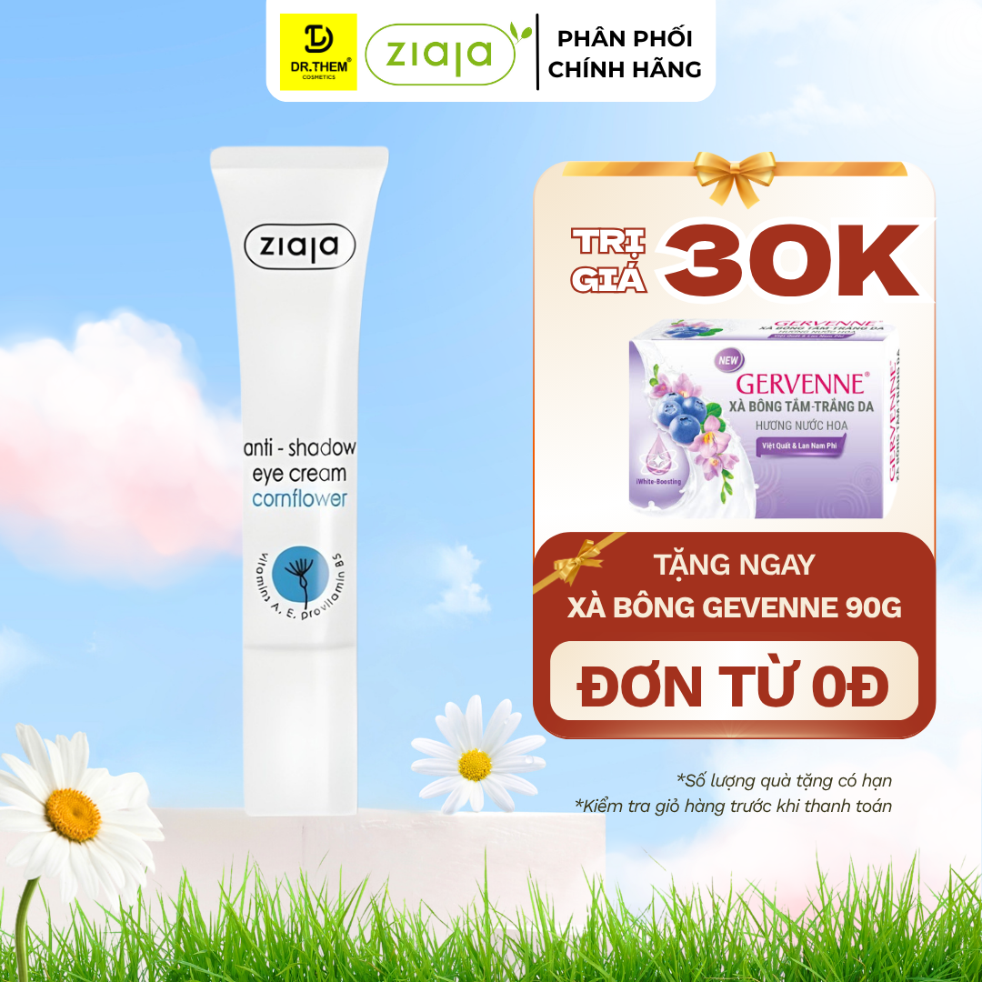 Kem Chống Quầng Thâm Mắt Ziaja Anti-Shadow Eye Cream 15ml