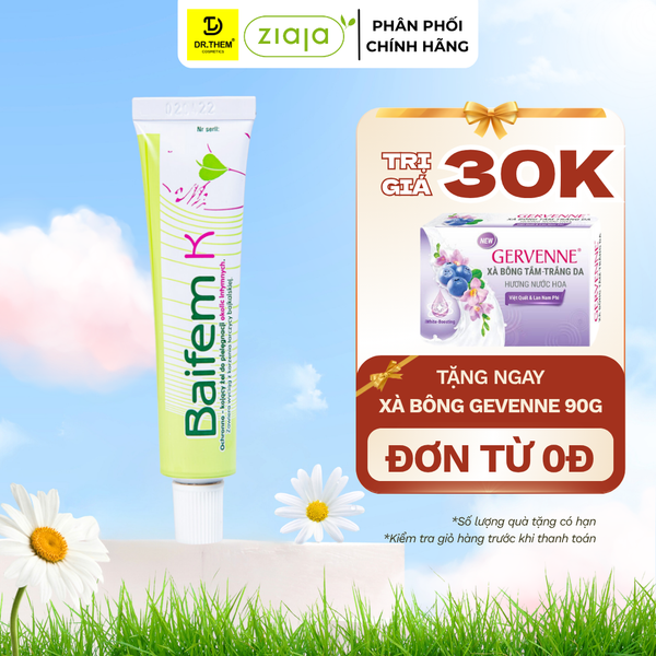 Gel Hoàng Cầm Baifem K Bảo Vệ Da, Giảm Kích Ứng