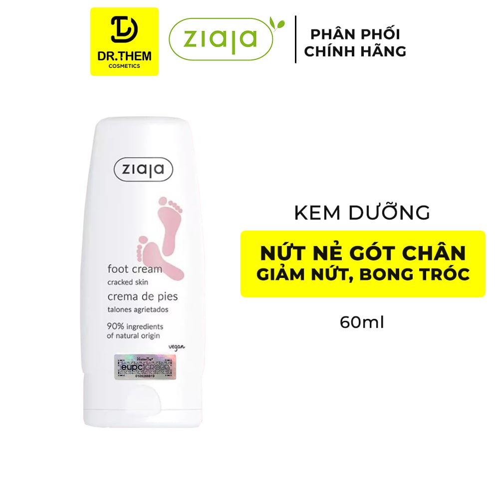 Kem Dưỡng Nứt Nẻ Gót Chân Ziaja Foot Cream Cracked Skin 60ml 2