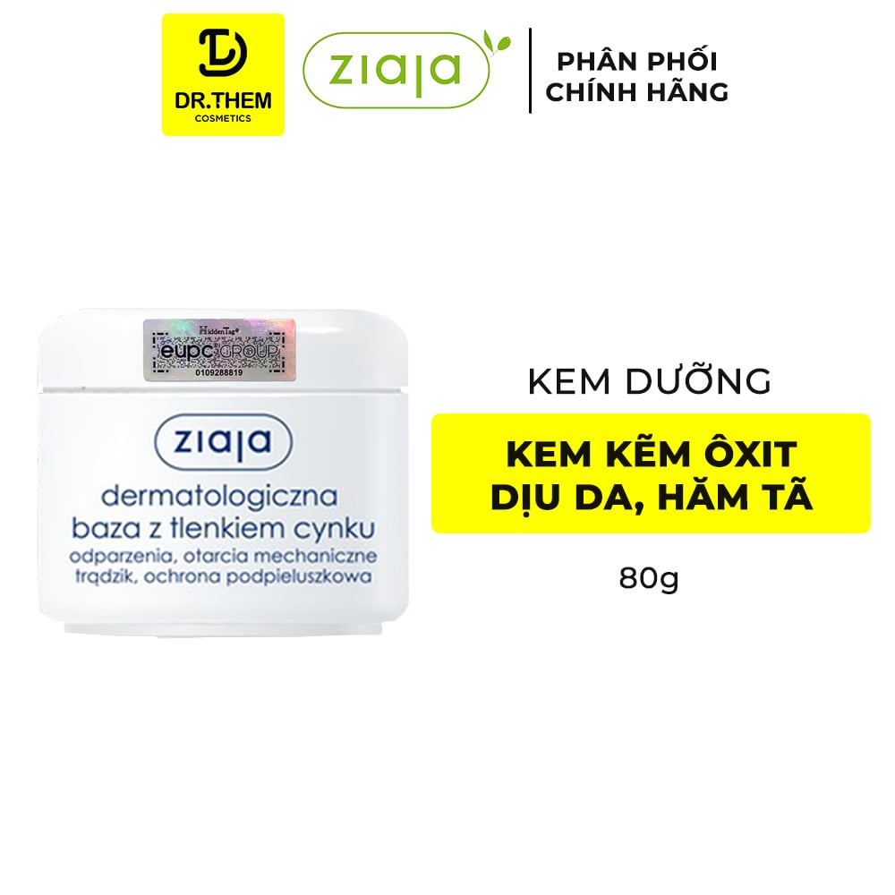 Kem Kẽm Oxit Ziaja Dermatological Base With Zinc Oxide 80g 2