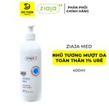  Nhũ Tương Mượt Da Toàn Thân 1% Urê Ziaja Med Atopic Skin Dermatological Formula Body Lotion Nourishing 400ml 