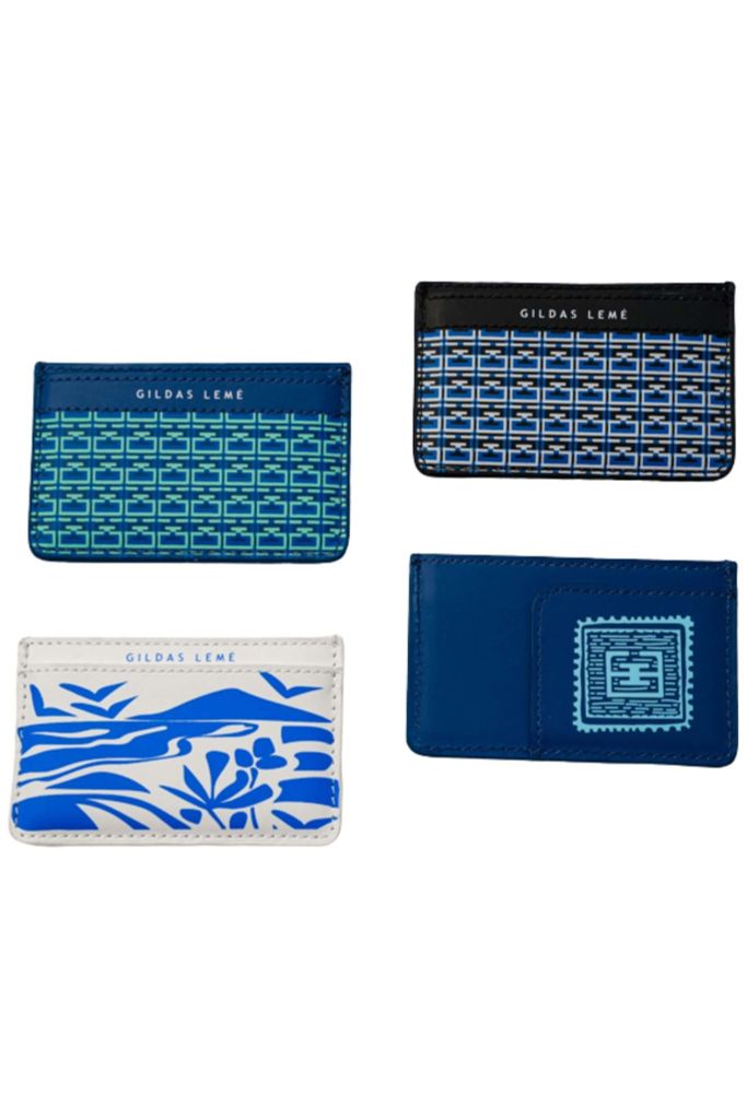 Ví Da Đựng Thẻ Blue Stamp Edition