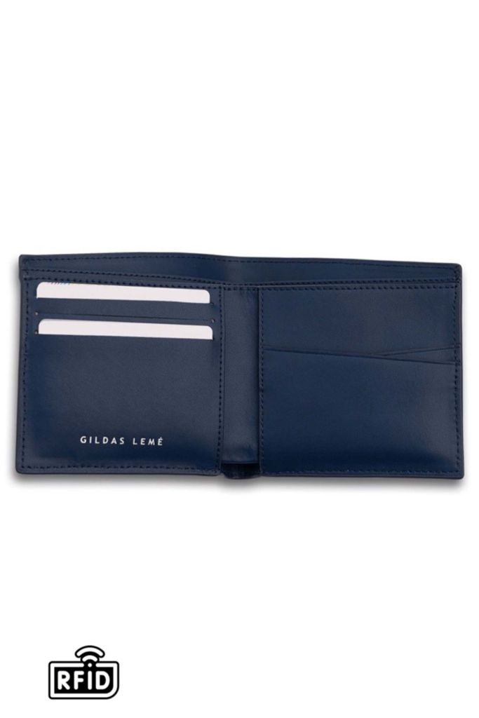 Ví Da Gập Đôi Gildas Lemé RFID