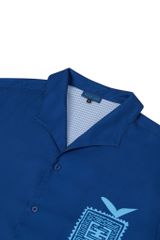 Áo Sơ Mi Nam Đi Biển Blue Stamp