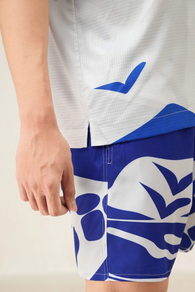 Áo Sơ Mi Nam Đi Biển Blue Stamp