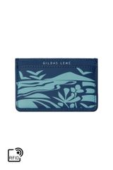 Ví Da Đựng Thẻ Blue Stamp Edition