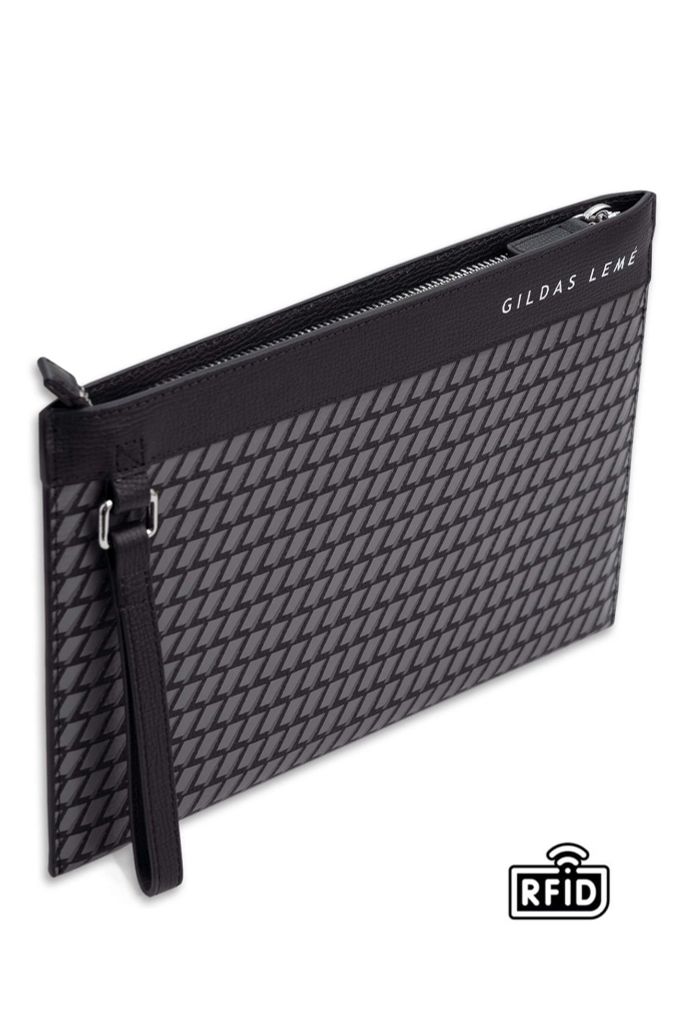 Ví Da Cầm Tay Gildas Lemé RFID