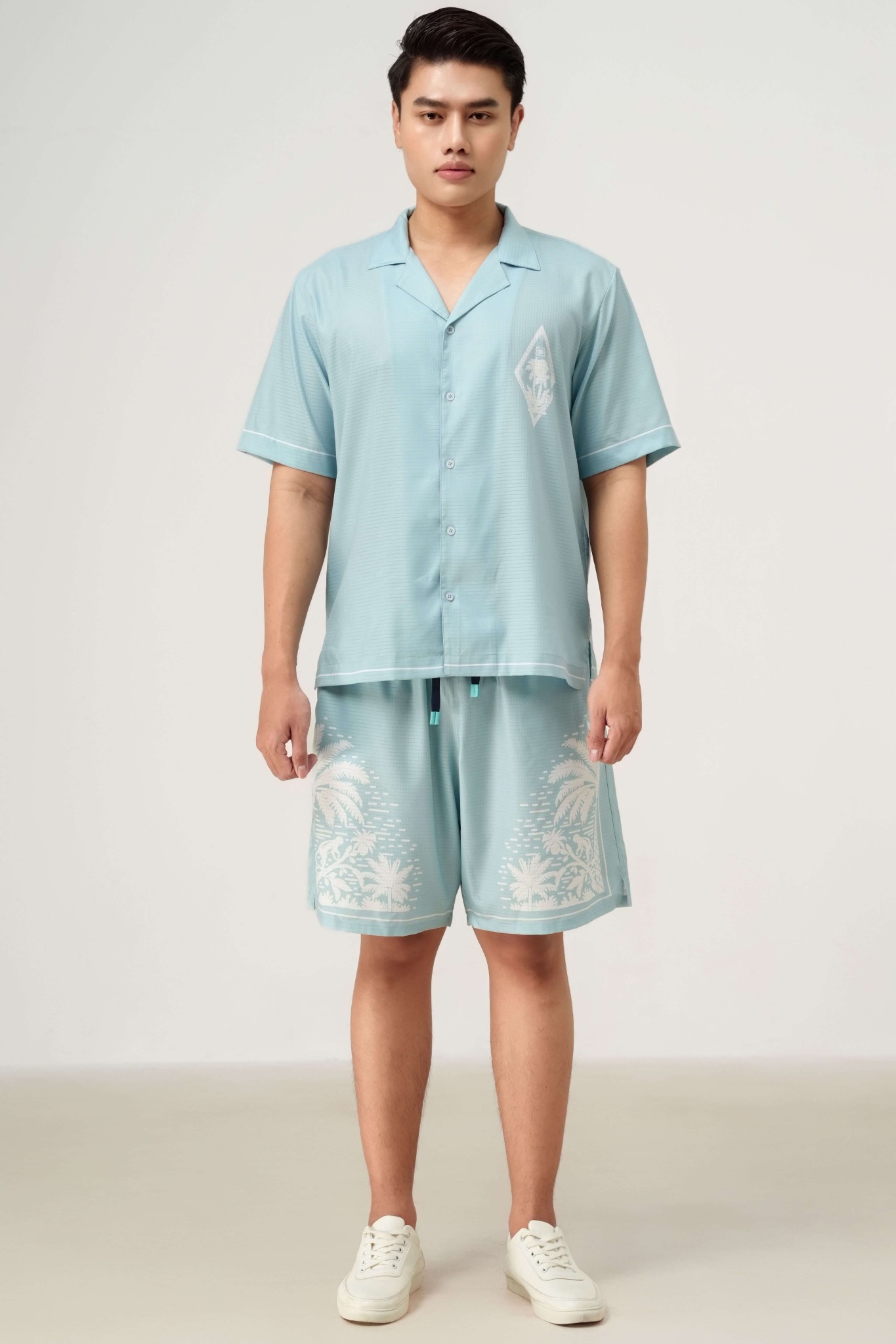 Set Đồ Đi Biển Nam Pink Paradise