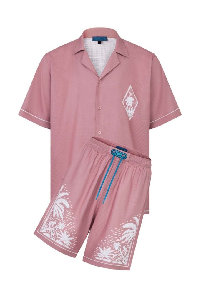 Set Đồ Đi Biển Nam Pink Paradise