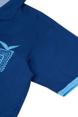 Áo Sơ Mi Nam Đi Biển Blue Stamp