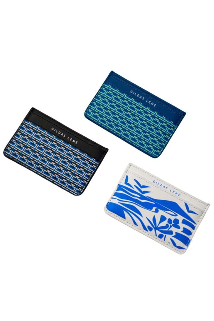 Ví Da Đựng Thẻ Blue Stamp Edition