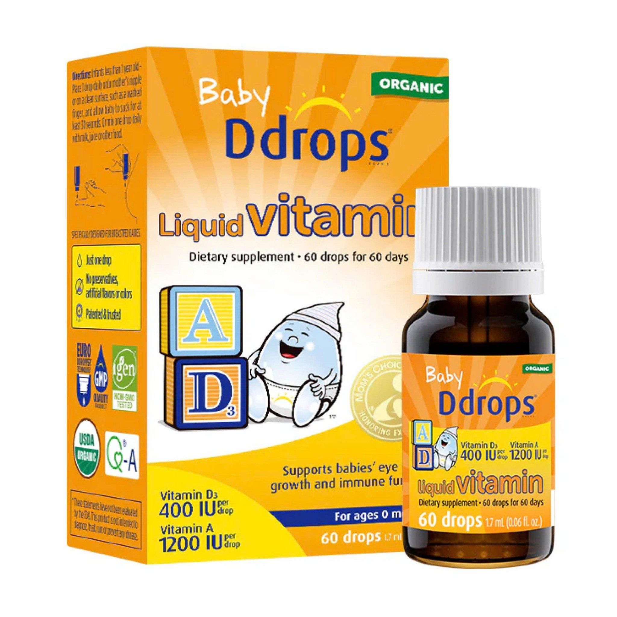  Baby Ddrops Liquid Vitamin A&D3 