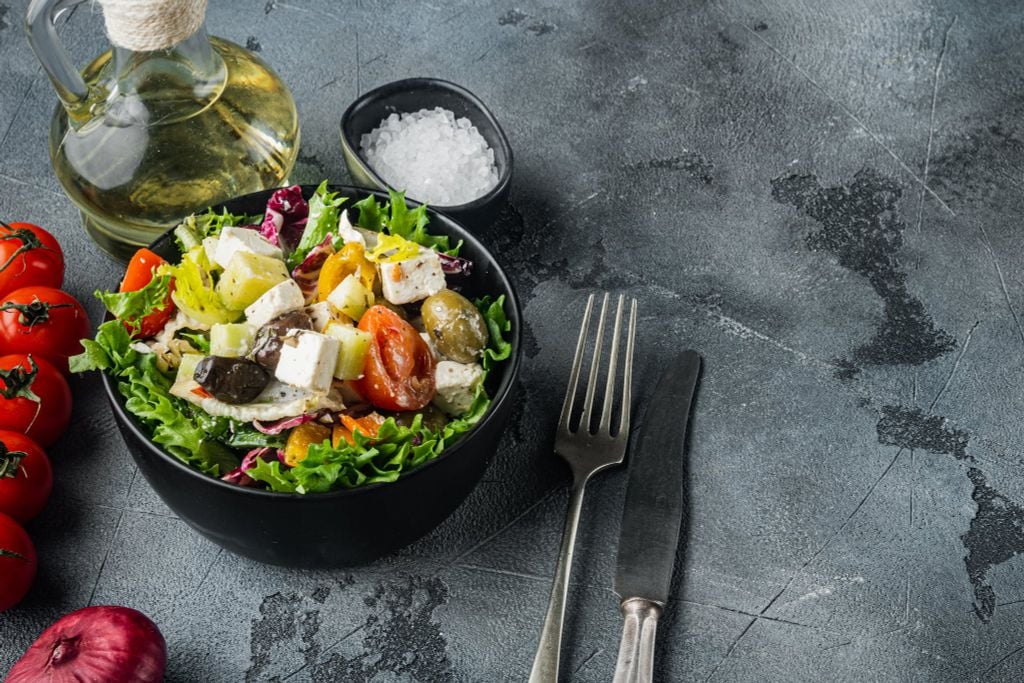  Salad & Entree 
