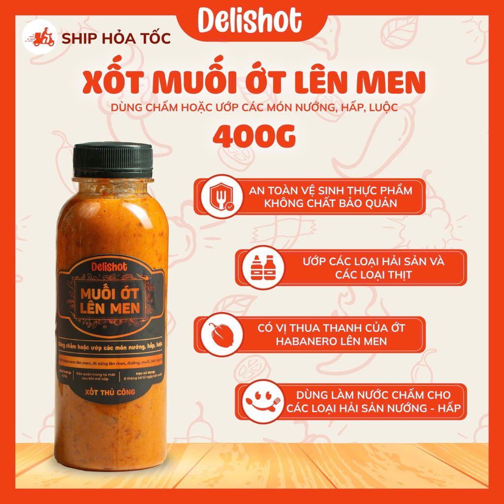  Xốt Muối Ớt Lên Men Đa Dụng 