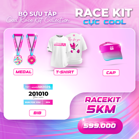 Cự ly 5KM - Bộ RaceKit