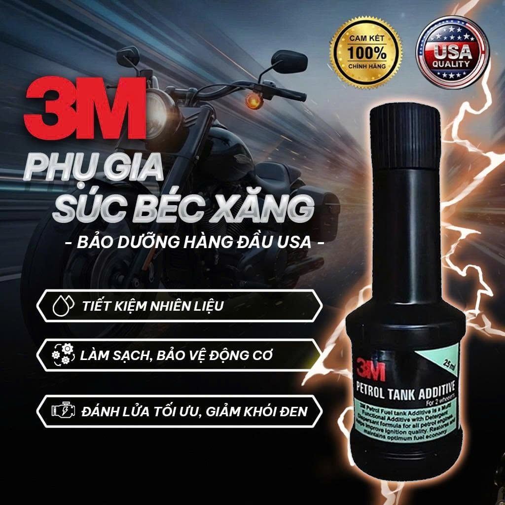 [COMBO 5 CHAI] Dung Dịch Vệ Sinh Kim Phun Buồng Đốt Chính Hãng 3M USA, Tiết Kiệm Nhiên Liệu, Bảo Vệ Động Cơ, Hoá Đơn Chứng Từ Đầy Đủ, 25ML