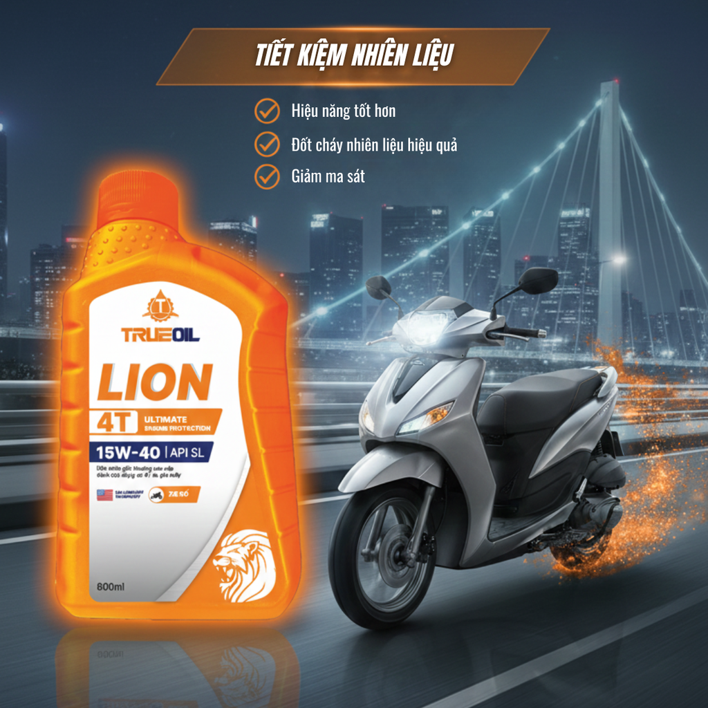 Dầu Nhớt TRUEOIL Chuẩn Mỹ Cao Cấp Chính Hãng, Tiết Kiệm Nhiên Liệu, Bảo Vệ Động Cơ, Hoá Đơn Chứng Từ Đầy Đủ