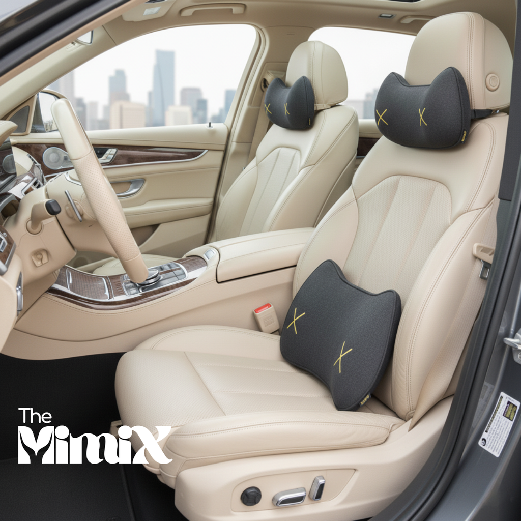 The MimiX | Gối Tựa Lưng Xe Hơi Công Thái Học (Chỉ gồm tựa lưng)