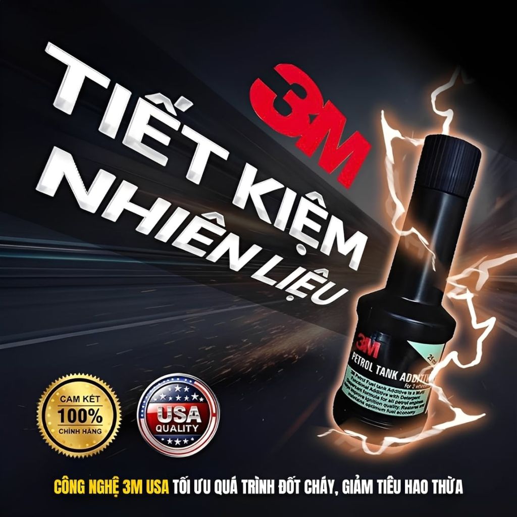 [COMBO VẠN DẶM BÌNH AN] 2 Chai Súc Béc Xăng 3M USA 25ml + 2 Chai Dầu Nhớt Castrol POWER1 4T 10W-40 0.8L