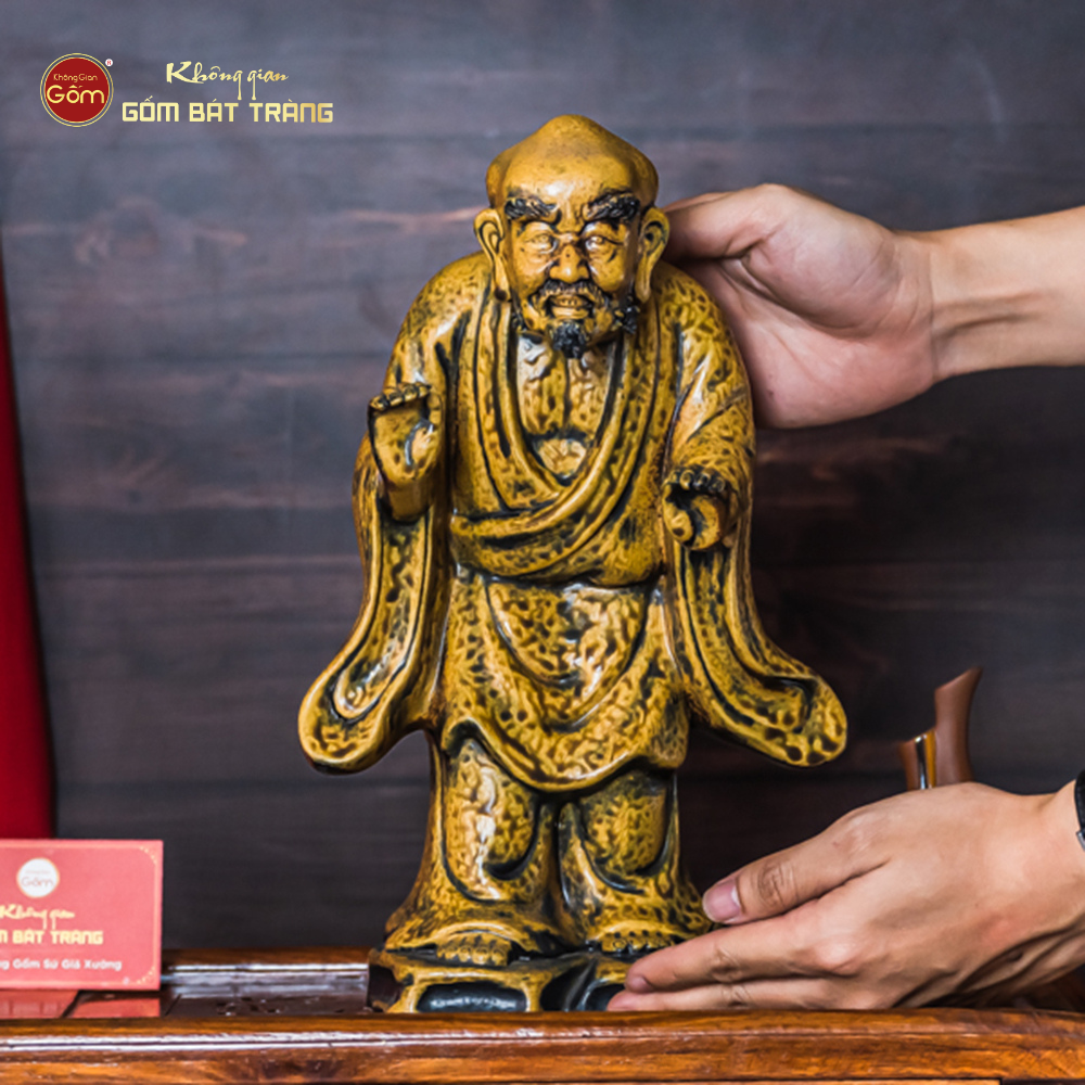 Bộ Tượng Men Vàng Cổ Thập Bát La Hán