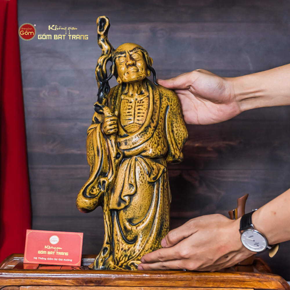 Bộ Tượng Men Vàng Cổ Thập Bát La Hán