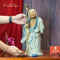 Bộ Tượng Men Rạn Thập Bát La Hán