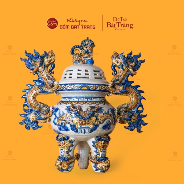 Đỉnh Hương Thờ Men Rạn
