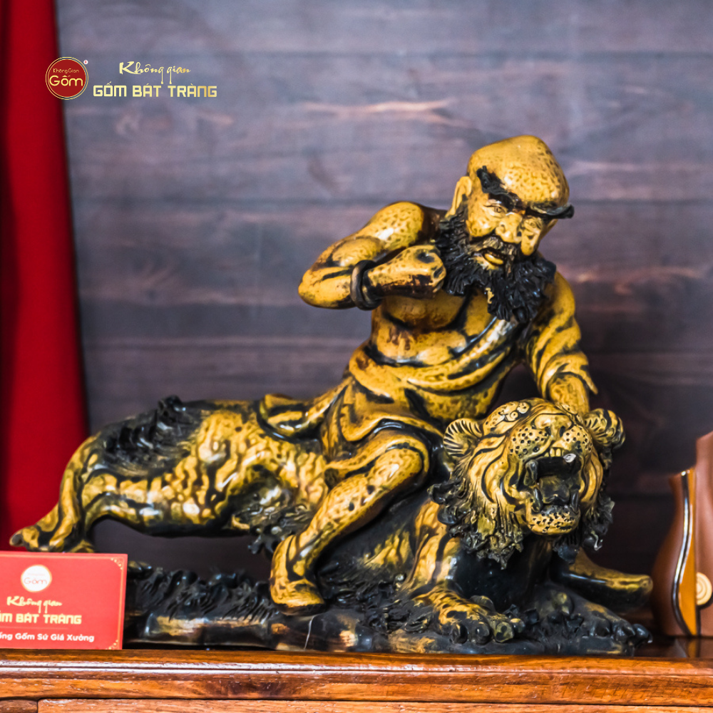 Bộ Tượng Men Vàng Cổ Thập Bát La Hán