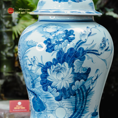Chóe Men Lam Họa Tiết Hoa Sen